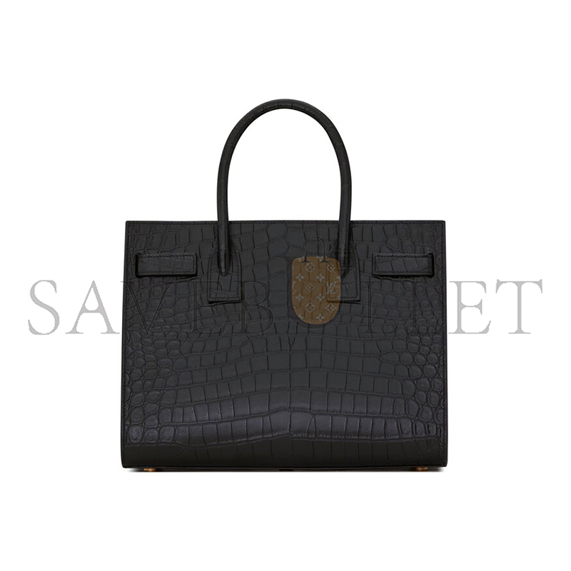 YSL SAC DE JOUR IN CROCODILE-EMBOSSED LEATHER-BABY 421863DZEAW1000 (26*20*13cm)